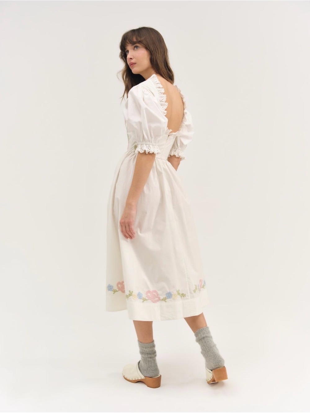 RARE For Love and Lemons Erin Midi Dress NWT 🌸 - Picture 3 of 12